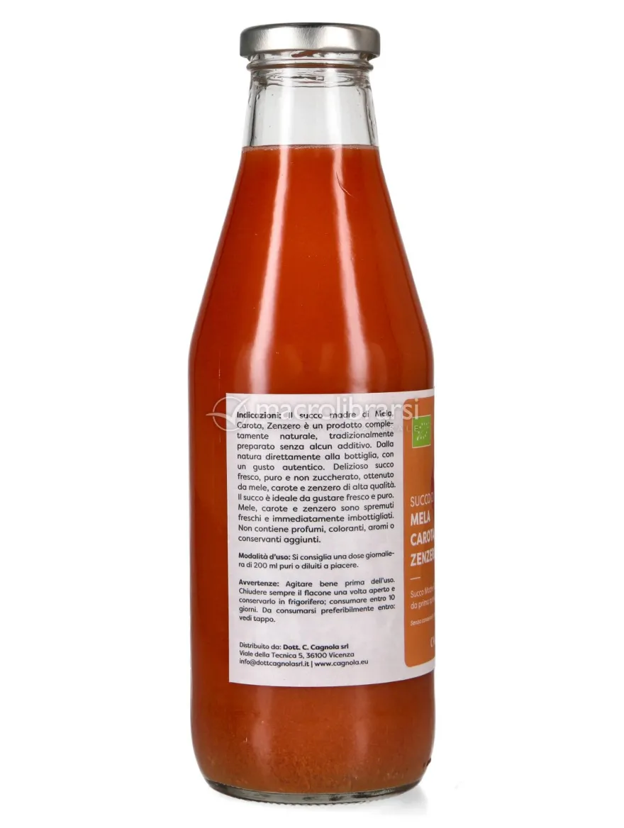Succo di Mela, Carota e Zenzero Bio