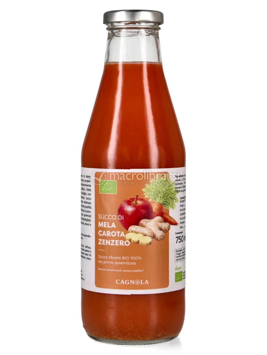Succo di Mela, Carota e Zenzero Bio