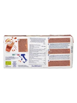 Succo di Pesca Bio - 3 Mini Brick - Senza Zuccheri Aggiunti