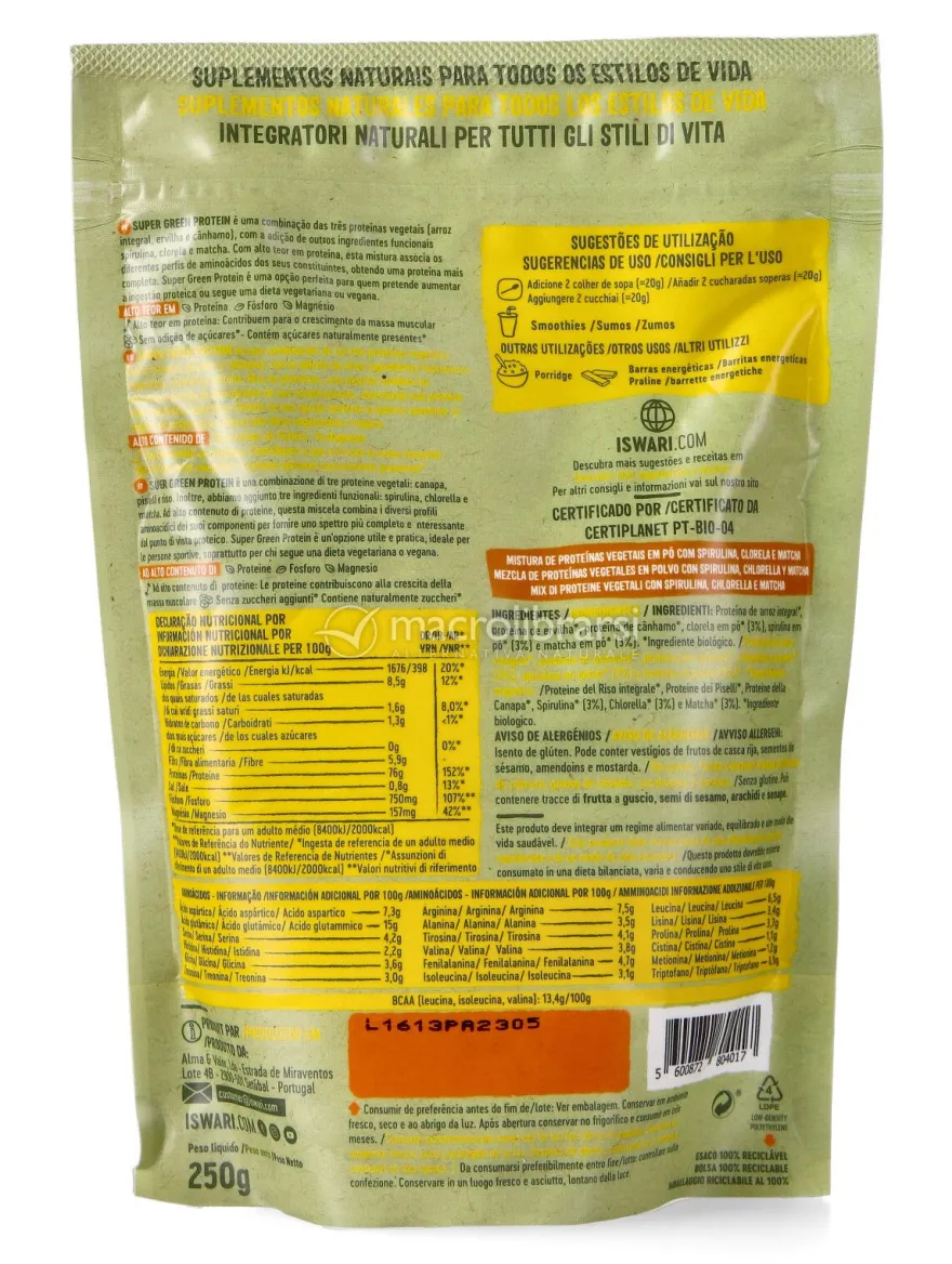 Super Green Protein - Proteine Vegetali
