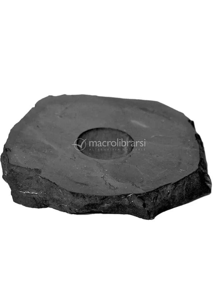 Supporto di Shungite Lucida per Sfera da 3 cm