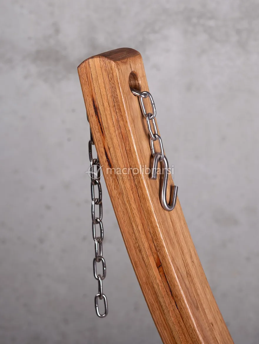 Supporto in Legno di Eucalipto per Amaca Singola