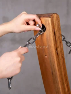 Supporto in Legno di Eucalipto per Amaca Singola
