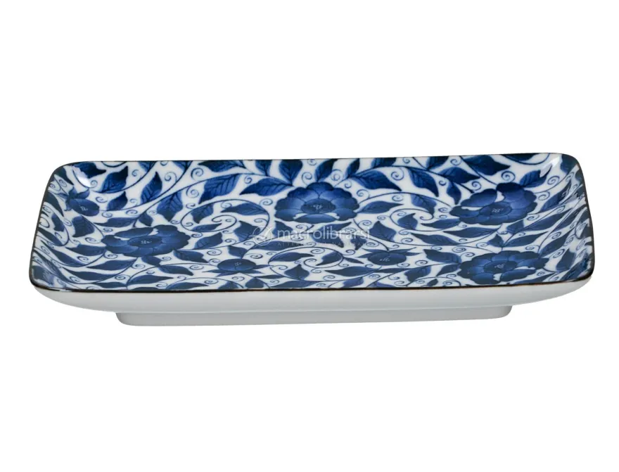 Sushi Plate Blue Flower - Piatto per il Sushi