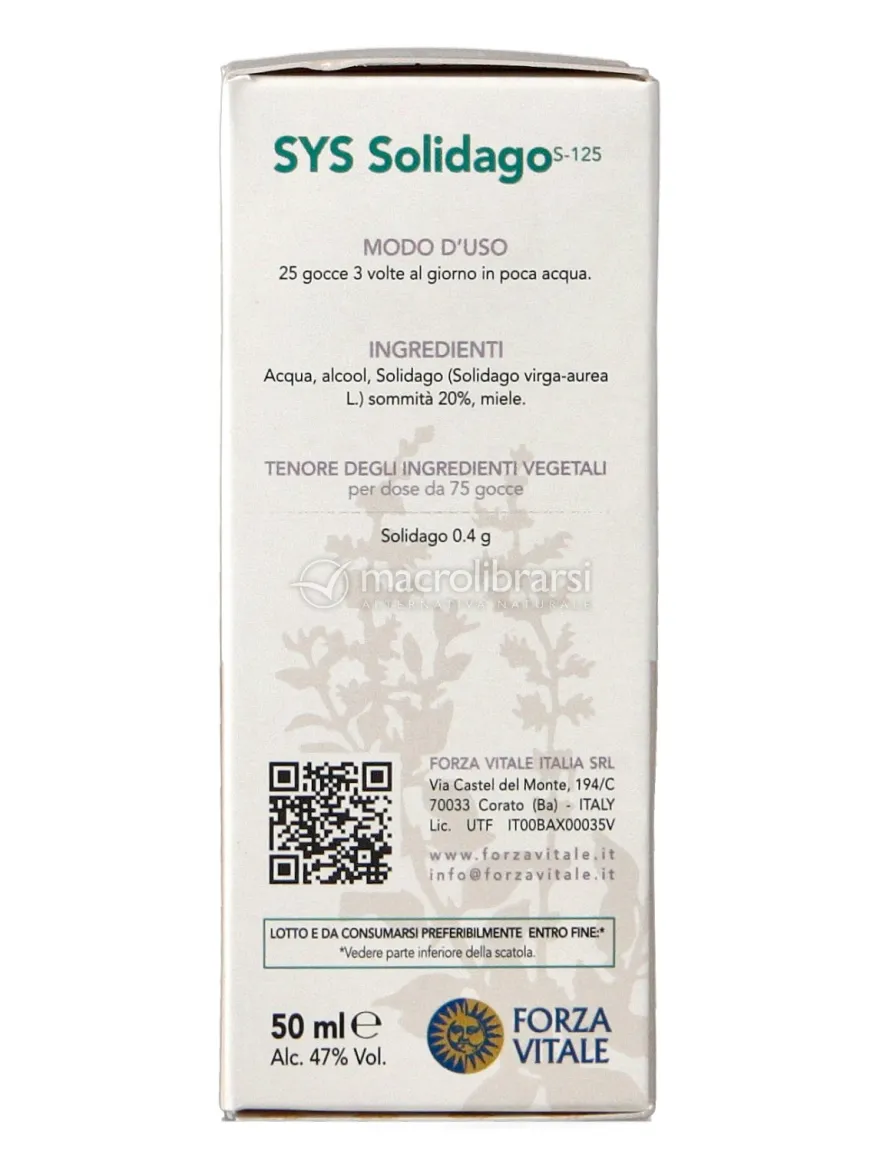 SYS Solidago - Integratore Spagirico di Solidago
