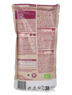 Tacchino Bio con Zucchine e Mela per Cani - 150g