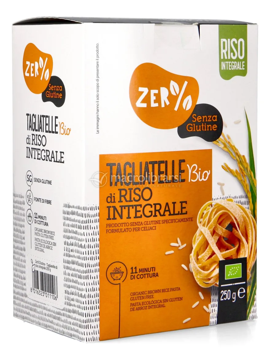 Tagliatelle di Riso Integrale Bio - Zer% Glutine