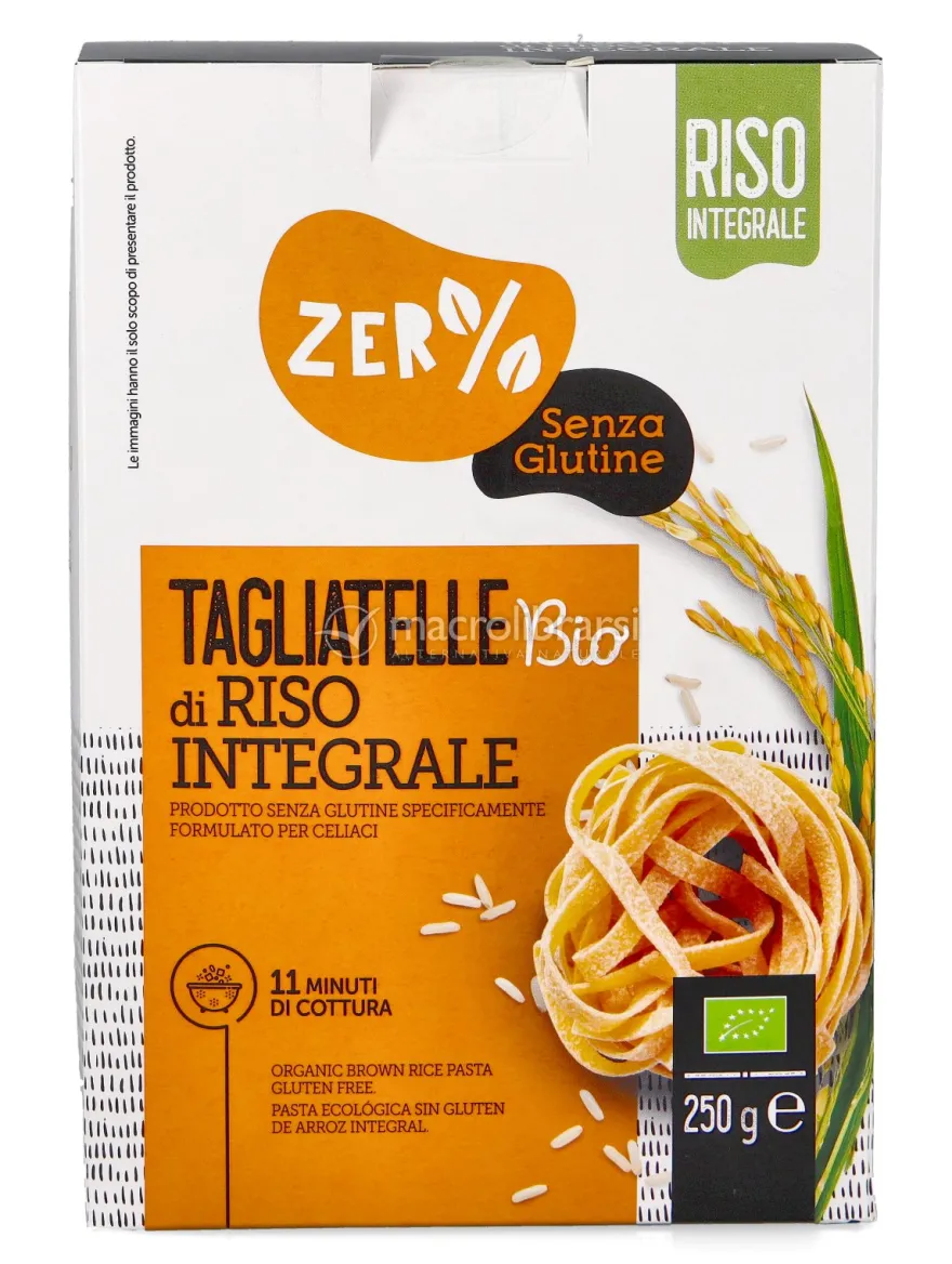Tagliatelle di Riso Integrale Bio - Zer% Glutine
