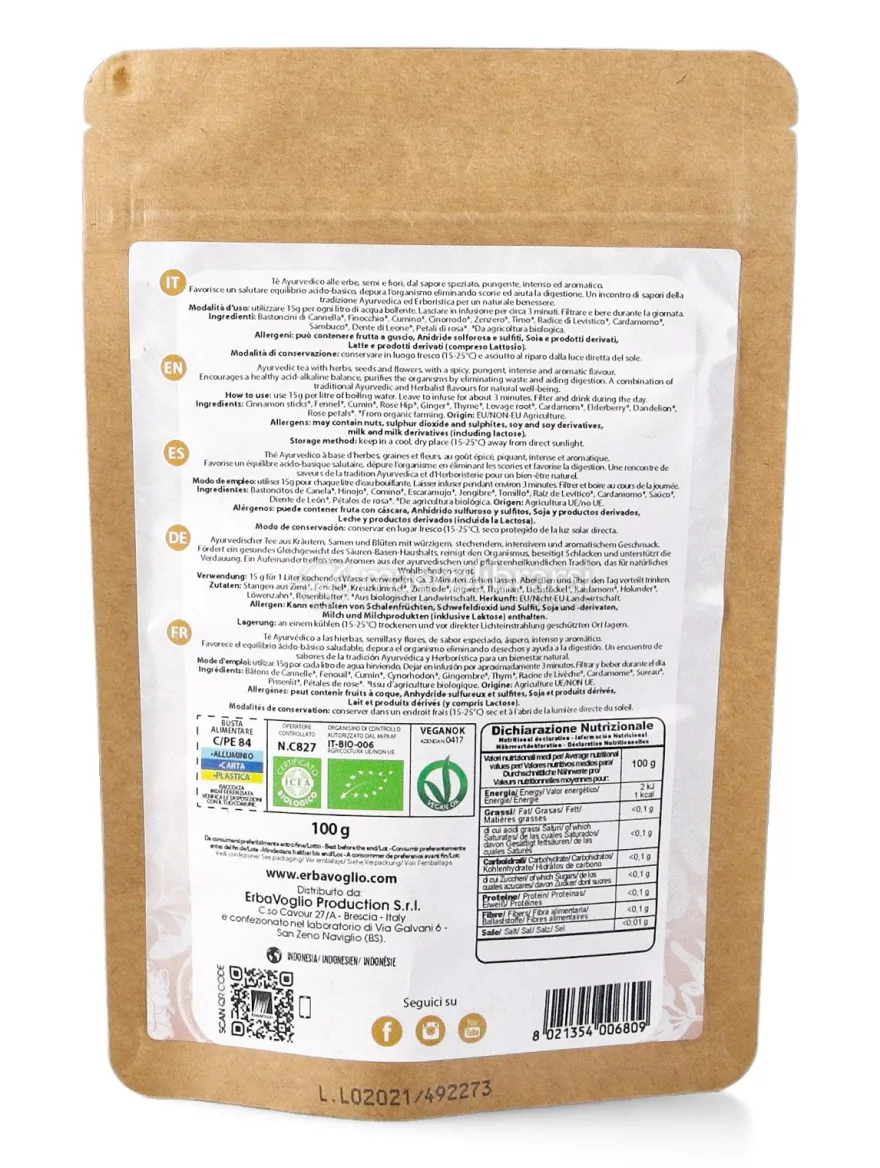 Tè Alkal Bio - Tè Ayurvedico alle Erbe