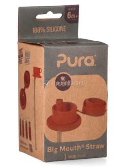 Tappo Sport con Cannuccia per Bottiglie Pura - Rosa