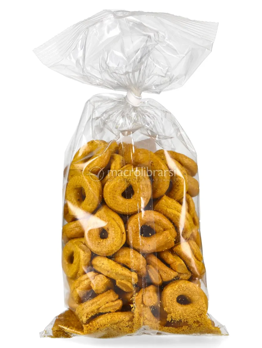 Taralli Senatore Cappelli con Curcuma e Pepe Bio