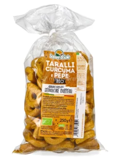 Taralli Senatore Cappelli con Curcuma e Pepe Bio