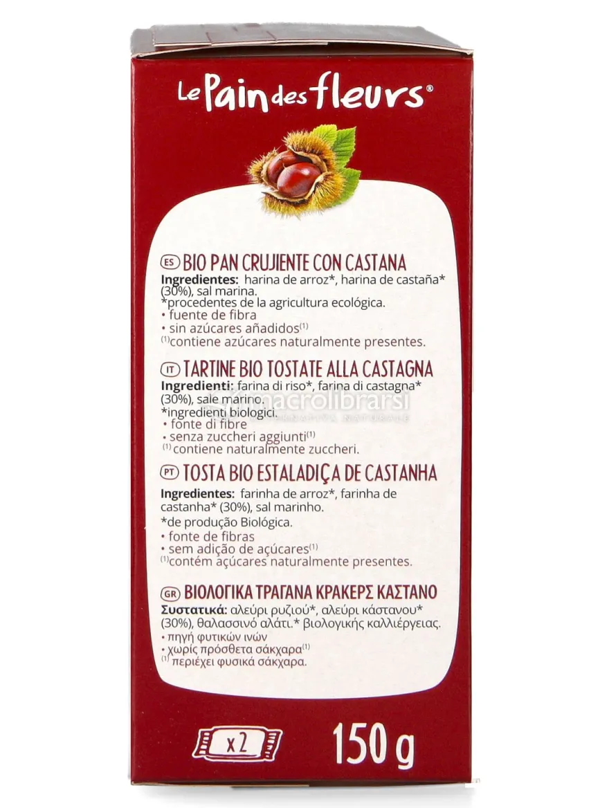 Tartine Tostate alla Castagna Bio
