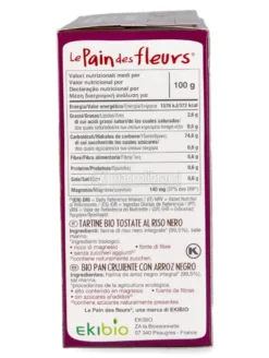 Tartine Tostate al Riso Nero Bio