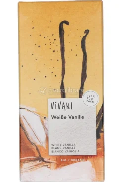Tavoletta di Cioccolato Bianco alla Vaniglia Bio
