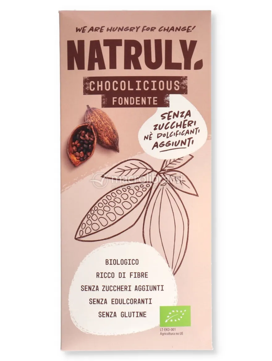 Tavoletta di Cioccolato Fondente Bio - Chocolicious