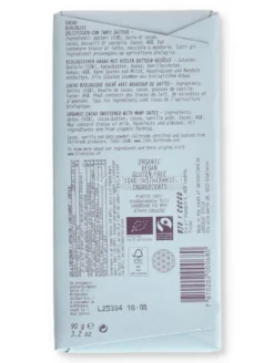 Tavoletta di Cioccolato Vegan con Cacao Biologico e Molti Datteri