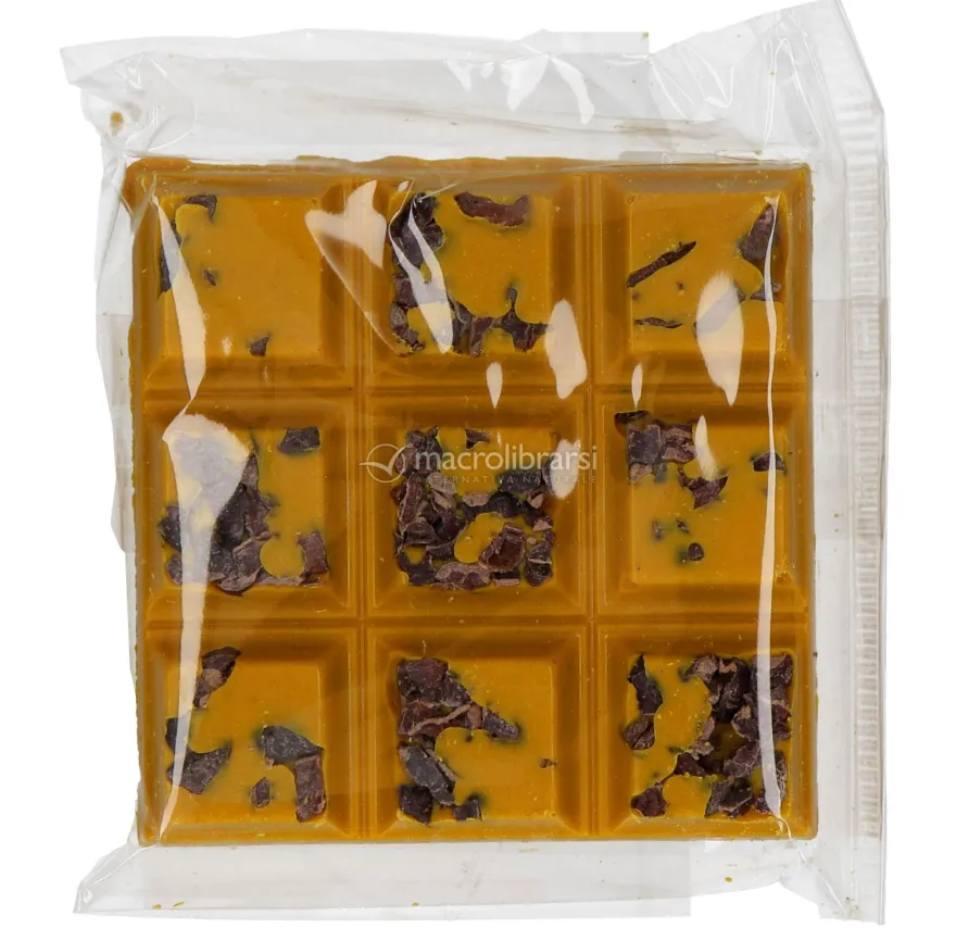 Tavoletta Dolce "Ispirazione" con Granella di Cacao - Golden Yooga Block