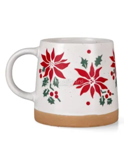Tazza Gres Porcellanato Stella di Natale