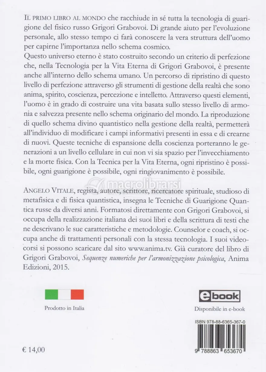 Tecniche per la Vita Eterna - Volume 1 – Teoria