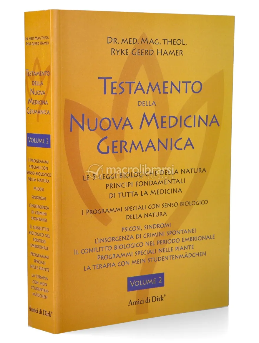 Testamento per una Nuova Medicina Germanica Vol. 1 e 2 + Cd Audio - nuovo
