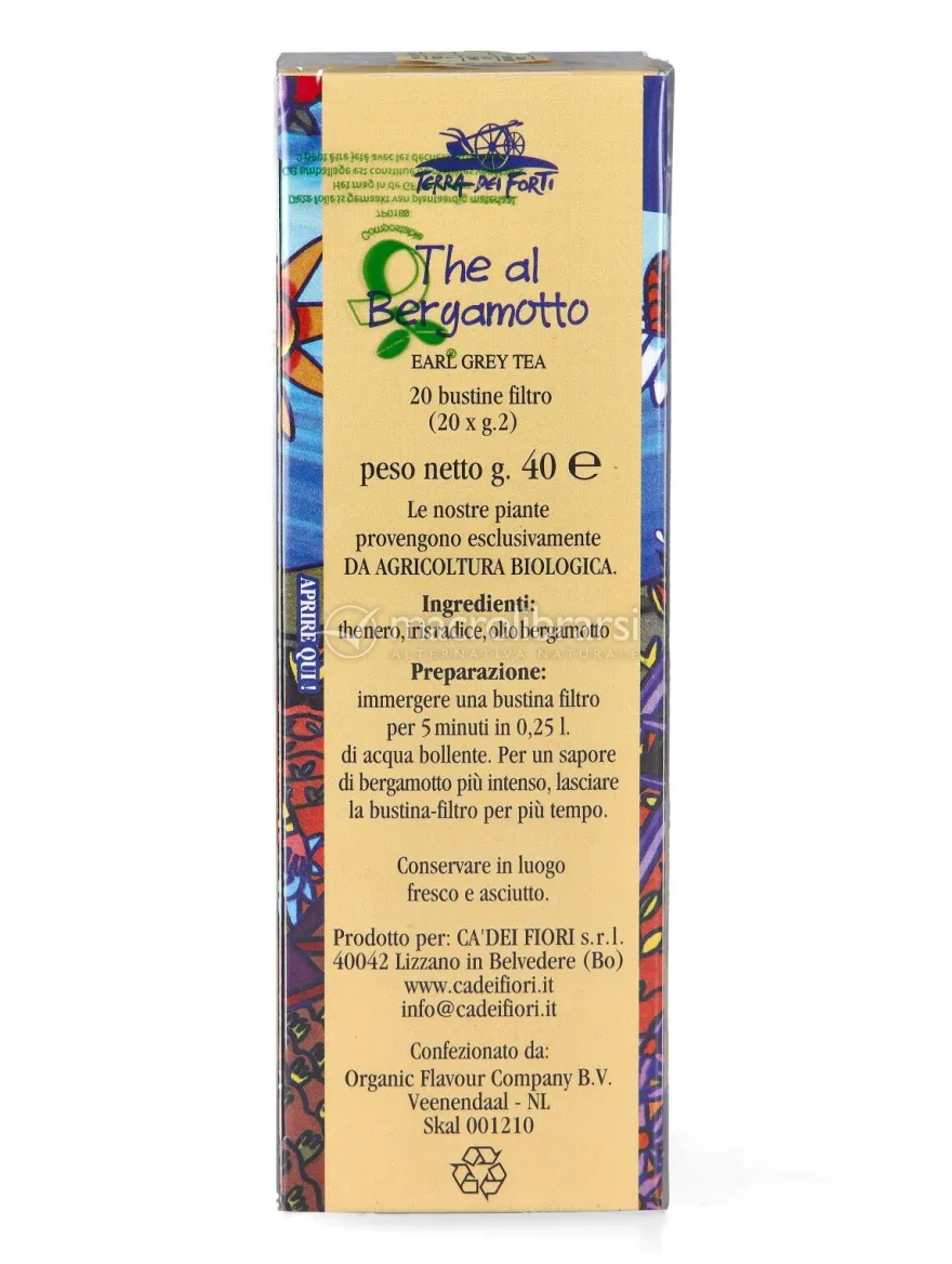The al Bergamotto Bio "Earl Grey Tea" - Terra dei Forti