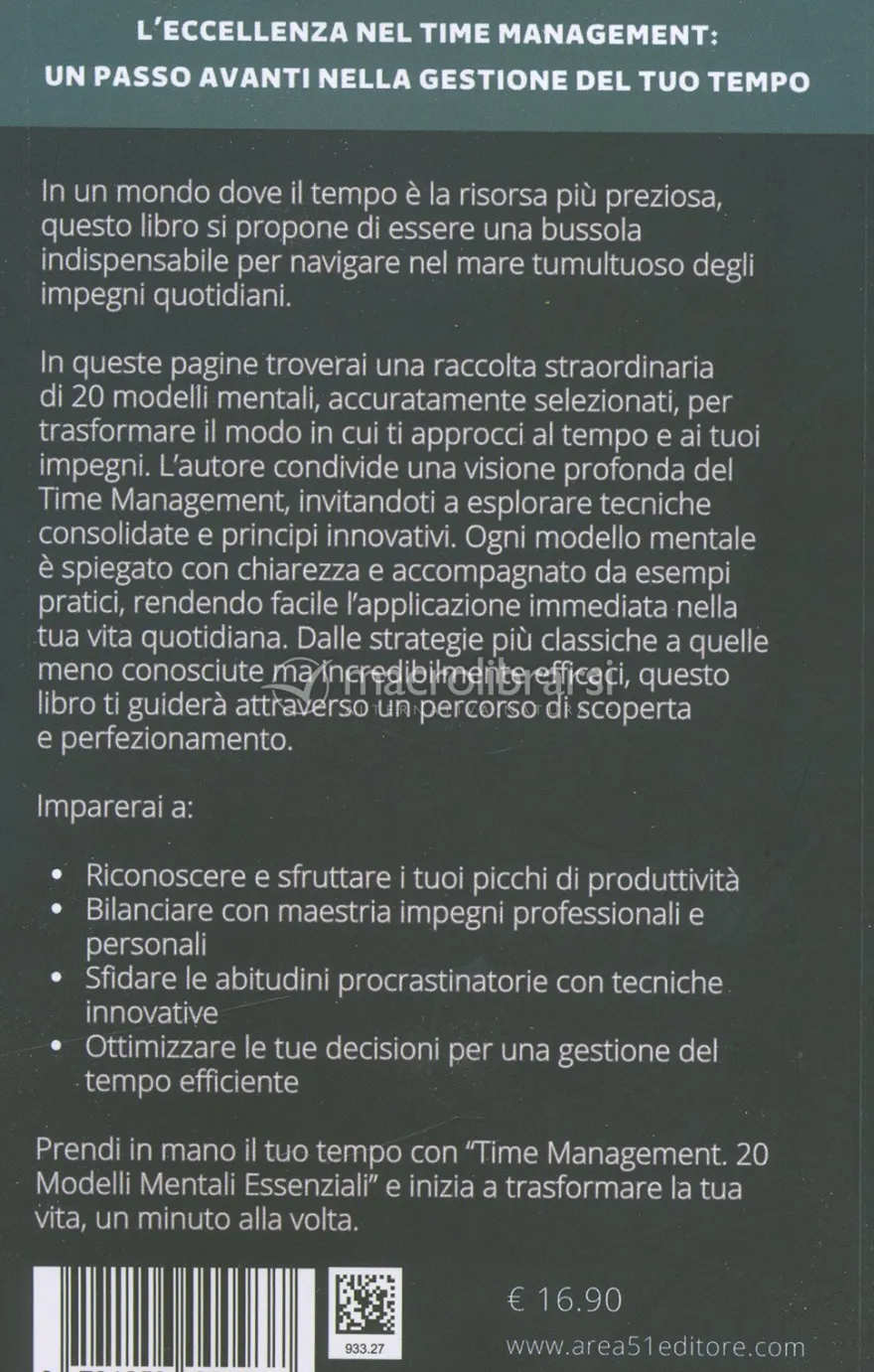 Time Management. 20 Modelli Mentali Essenziali