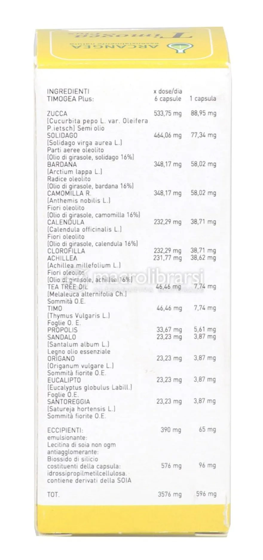 Timogea Plus - Capsule Vegetali