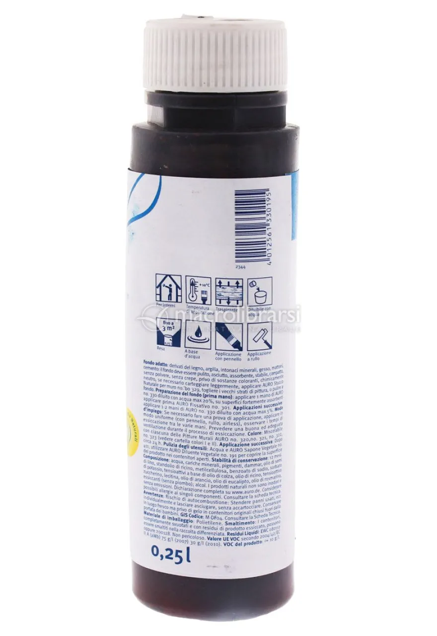 Tinta Base per Pittura Murale - Nero N. 330-99 250 ml