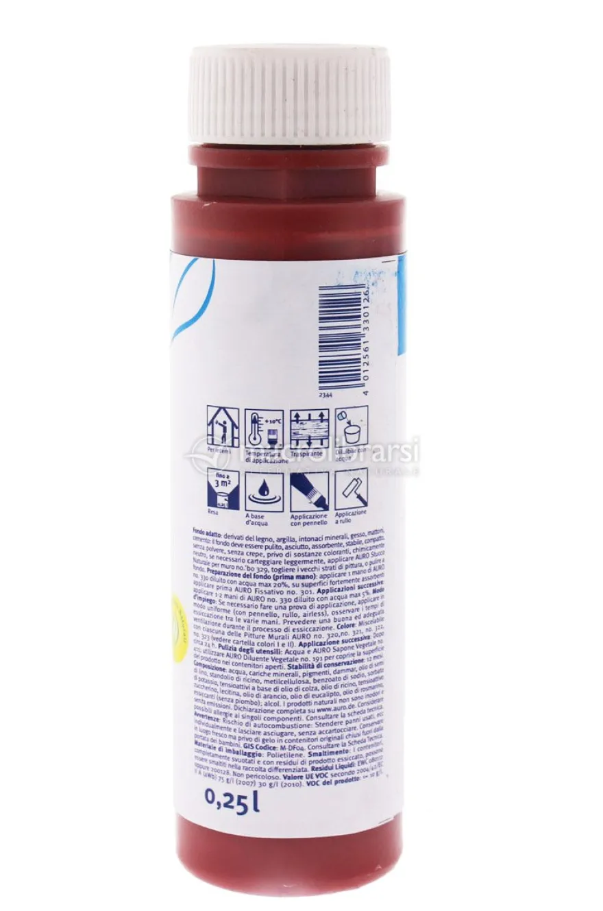 Tinta Base per Pittura Murale - Rosso Inglese N. 330-32 250 ml