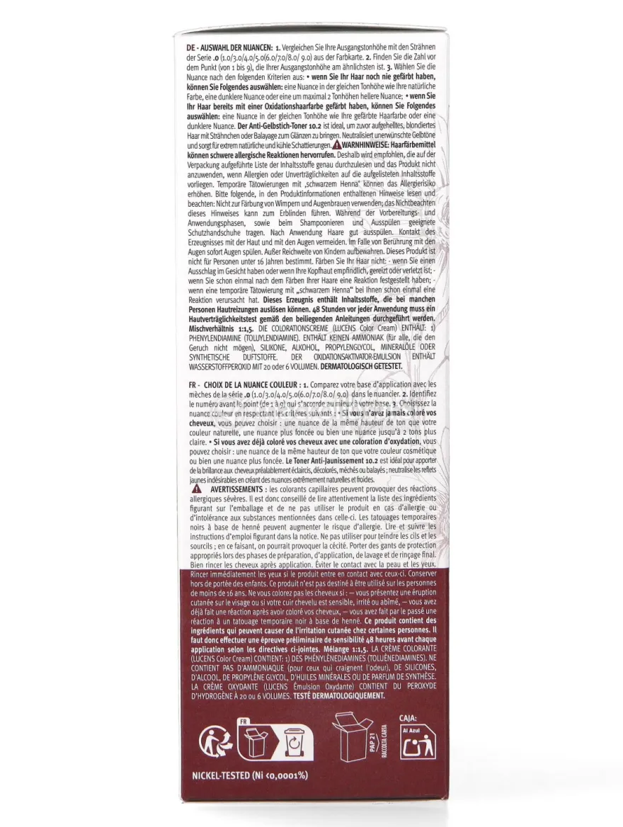 Tinta Lucens Color 6.0 - Biondo Scuro
