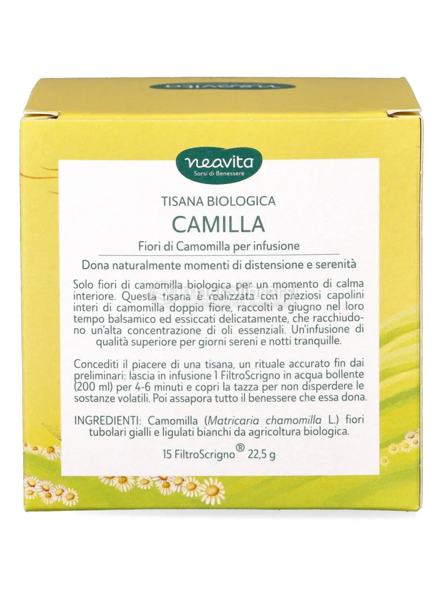Tisana alla Camomilla Biolgoica "Camilla" - 15 FiltriScrigno