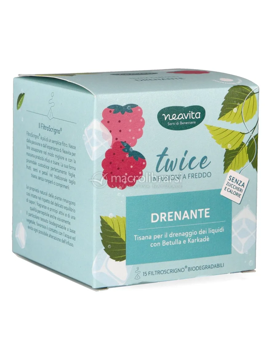 Tisana Drenante in Filtri "Twice Infusioni a Freddo"