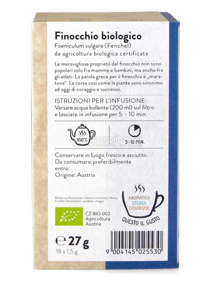 Tisana Finocchio in Bustine