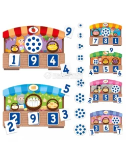 Tombola Tattile dei Numeri Montessori