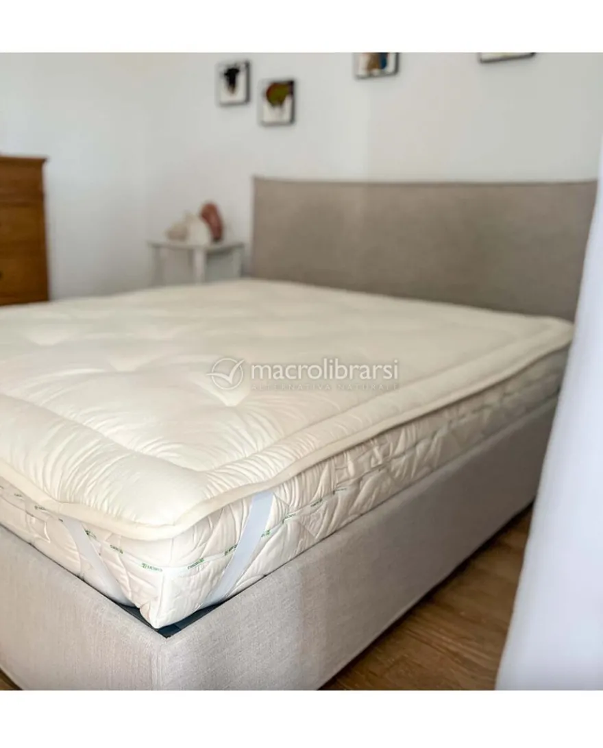 Topper in Cotone Biologico e Lavanda Biologica 90X200