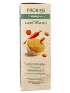 Tortina Carota e Mandorle Bio