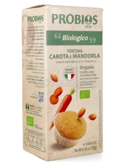 Tortina Carota e Mandorle Bio