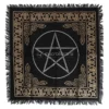 Tovaglia da Altare Esoterica con Frange - Pentagon