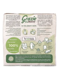 Tovaglioli in Carta Riciclata Fiberpack® "Grazie Natural"