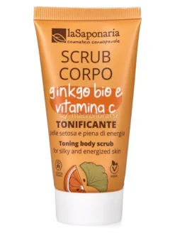Travel-Size Scrub Corpo Tonificante Ginkgo Bio e Vitamina C - 30 ml