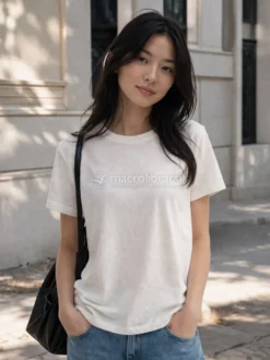 T-Shirt Donna in Cotone Bio Khira - Bianca - S