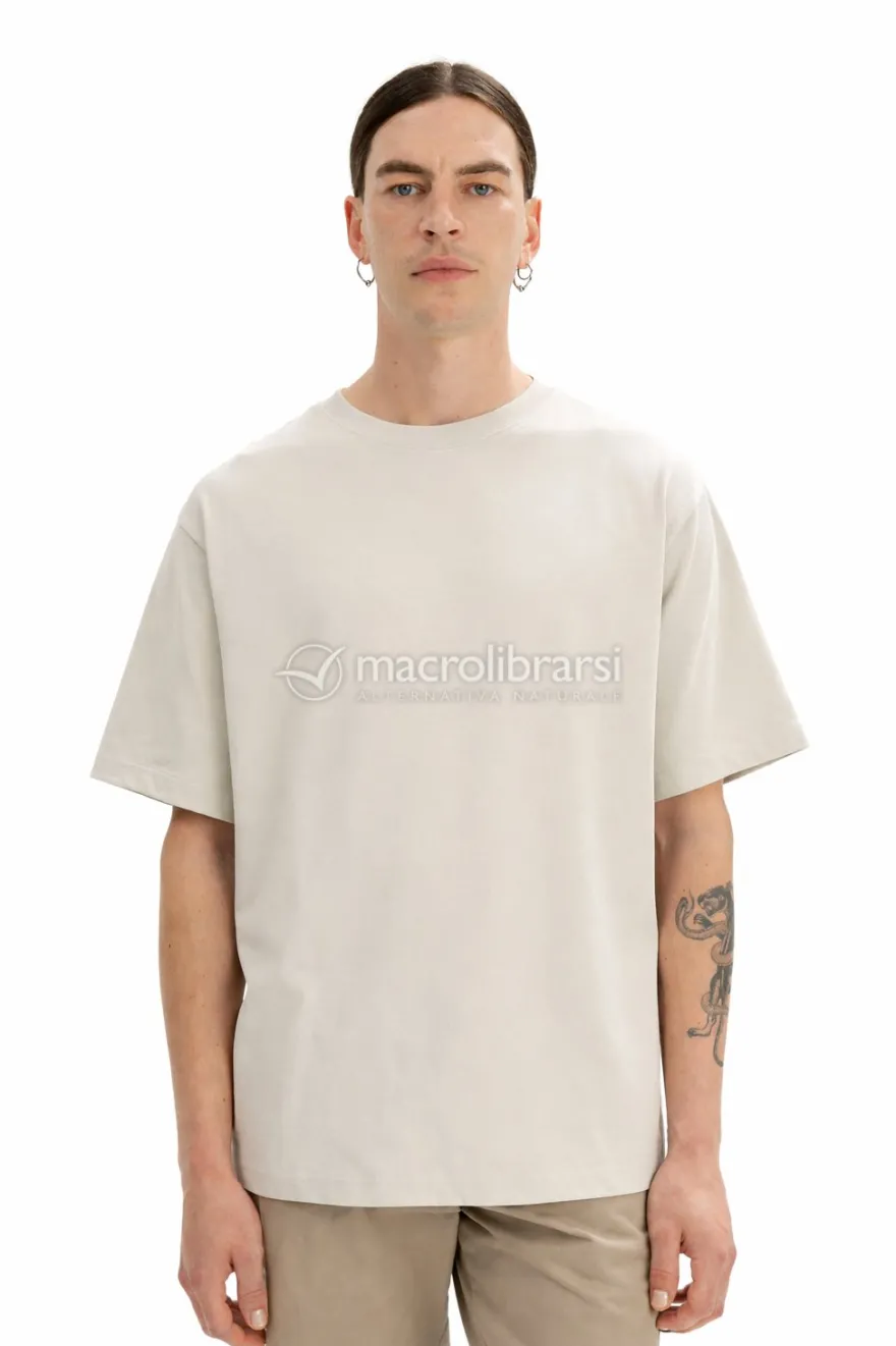 T-Shirt Uomo Oversize in Cotone Bio Bhajan - Betulla - S