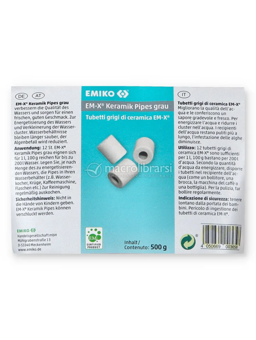 Tubetti Grigi di Ceramica EM-X®
