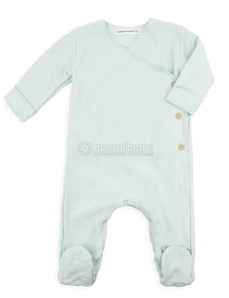 Tutina con Piedi Pure - Sky Grey - 3m