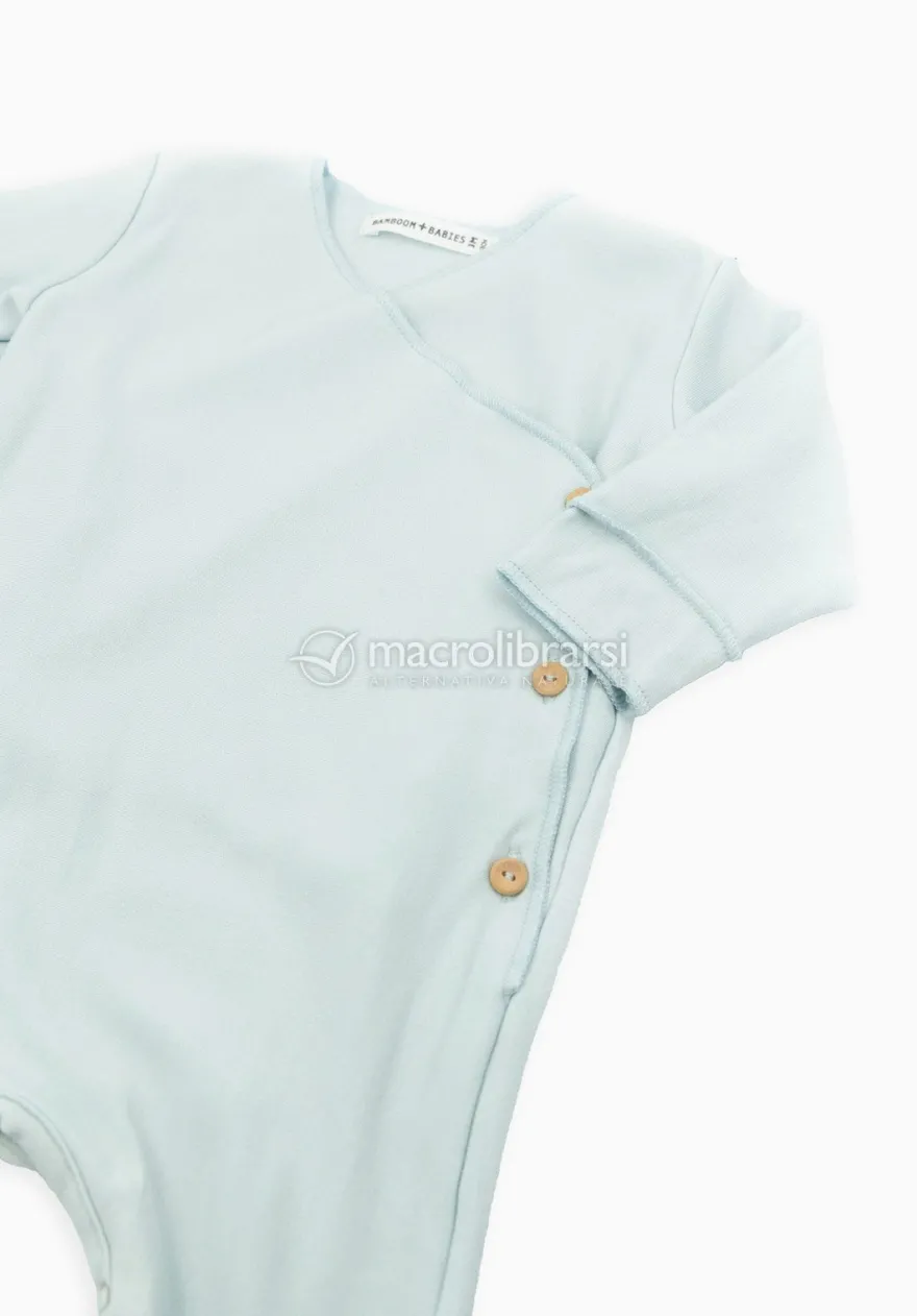 Tutina con Piedi Pure - Sky Grey - 3m