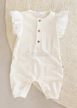 Tutina Estiva Bimba - Off White - 1m