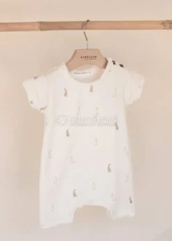 Tutina Estiva Bimbo con Stampa - Coniglio - 3m