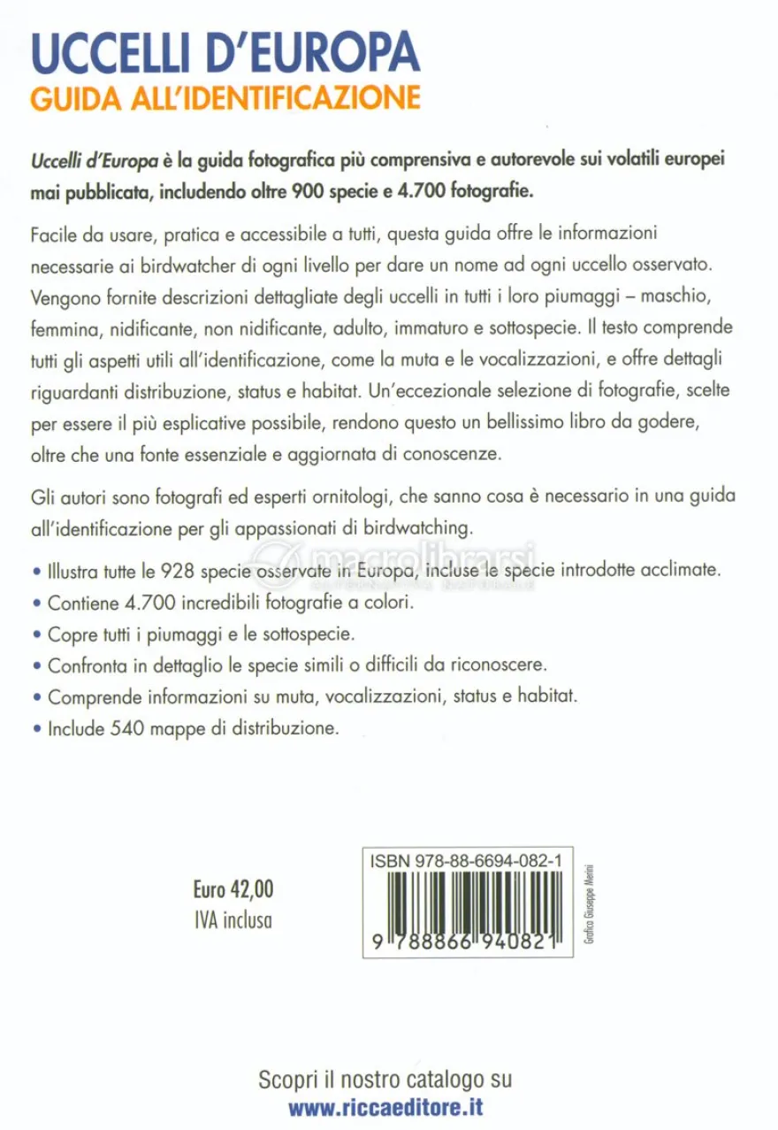 Uccelli d' Europa