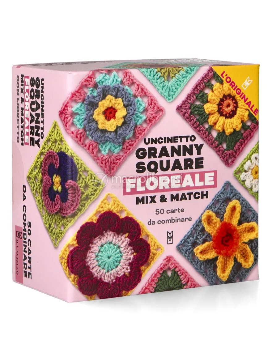 Uncinetto Granny Square - Floreale - Mix e match